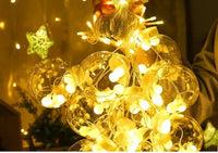 Guirnalda de Luces Esferas navideñas.