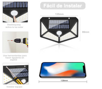 LAMPARA SOLAR 100LED