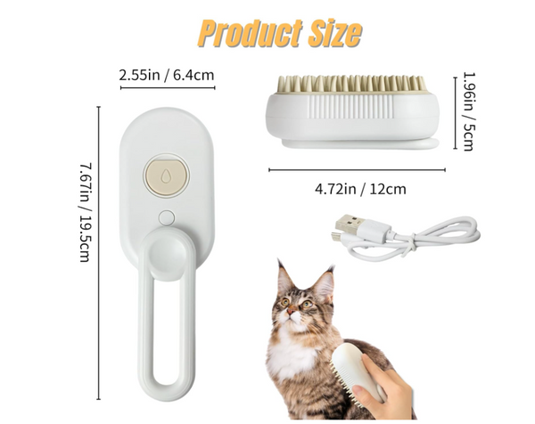 Soft RelaxBrush (Cepillo a vapor Mascotas )