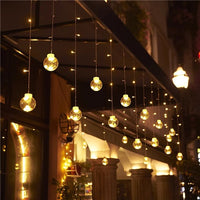 Guirnalda de Luces Esferas navideñas.