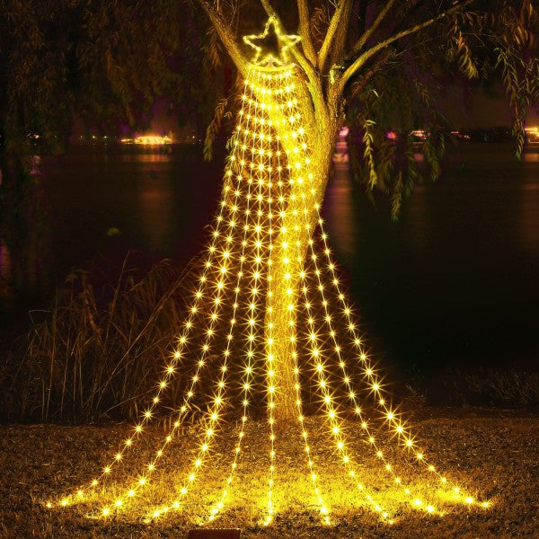 Cortina Luces Led 3 metros con estrella