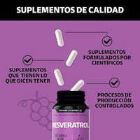 Suplemento Resveratrol 180 Capsulas