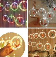 Instalación Navideña Luces Aros