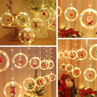 Instalación Navideña Luces Aros