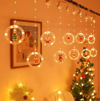 Instalación Navideña Luces Aros