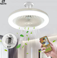 Lampara Ventilador con luz y control