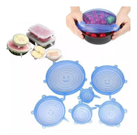 Tapas Elásticas Reutilizables x6