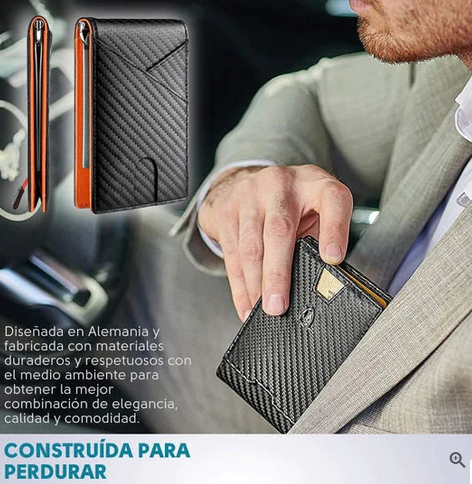 SecureShield RFID™ (Billetera antirrobo)