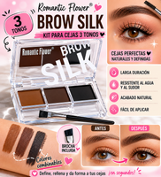 Silk – Kit para Cejas 3 Tonos Brow