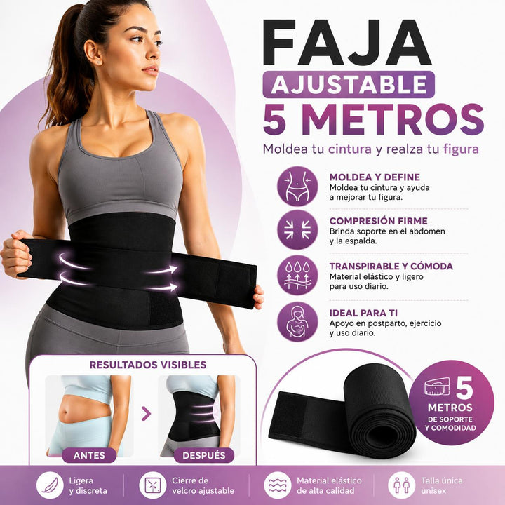 Faja Ajustable de 5 Metros