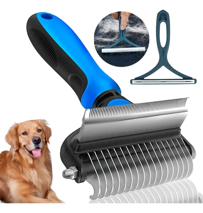 Cepillo para Mascotas de doble Dentadura