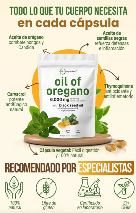 Aceite de Oregano - Detox Natural