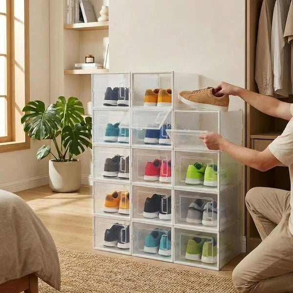 Caja organizadora de zapatos x10
