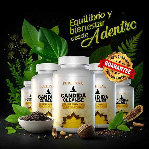 🌿 Candida Cleanse - Cápsulas que reducen antojos, hinchazón y fatiga 🌿