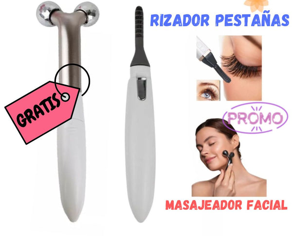 Rizador de pestañas (Gratis masajeador facial)